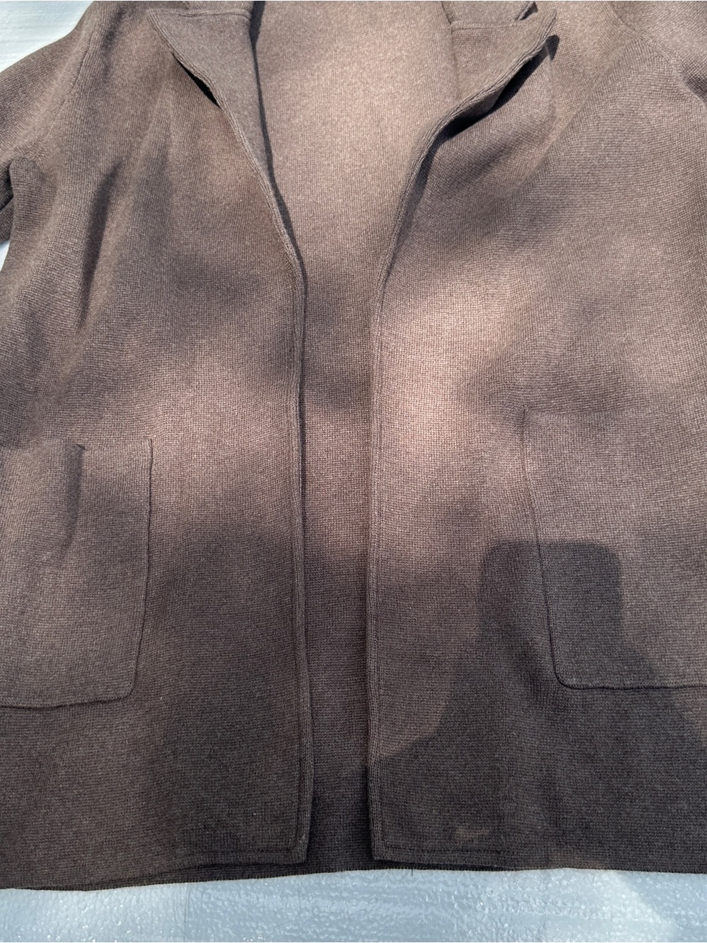 Quince 100% Organic Cotton Knit Blazer Size Medium - Picture 4 of 8